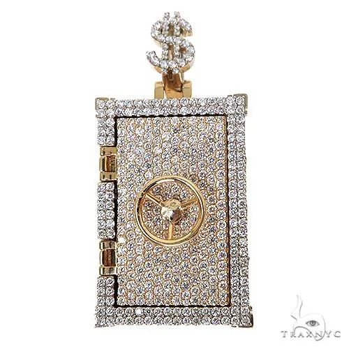 RINA - For Him CUSTOM Custom Made Diamond Safe Pendant 67675 in Rose Gold – Pendant