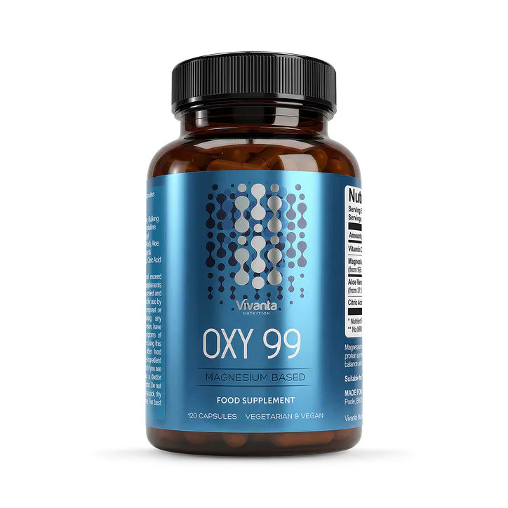 Vivanta Nutrition Oxy 99 - Oxygen Cleanse Supplement - 120 Vegan Capsules