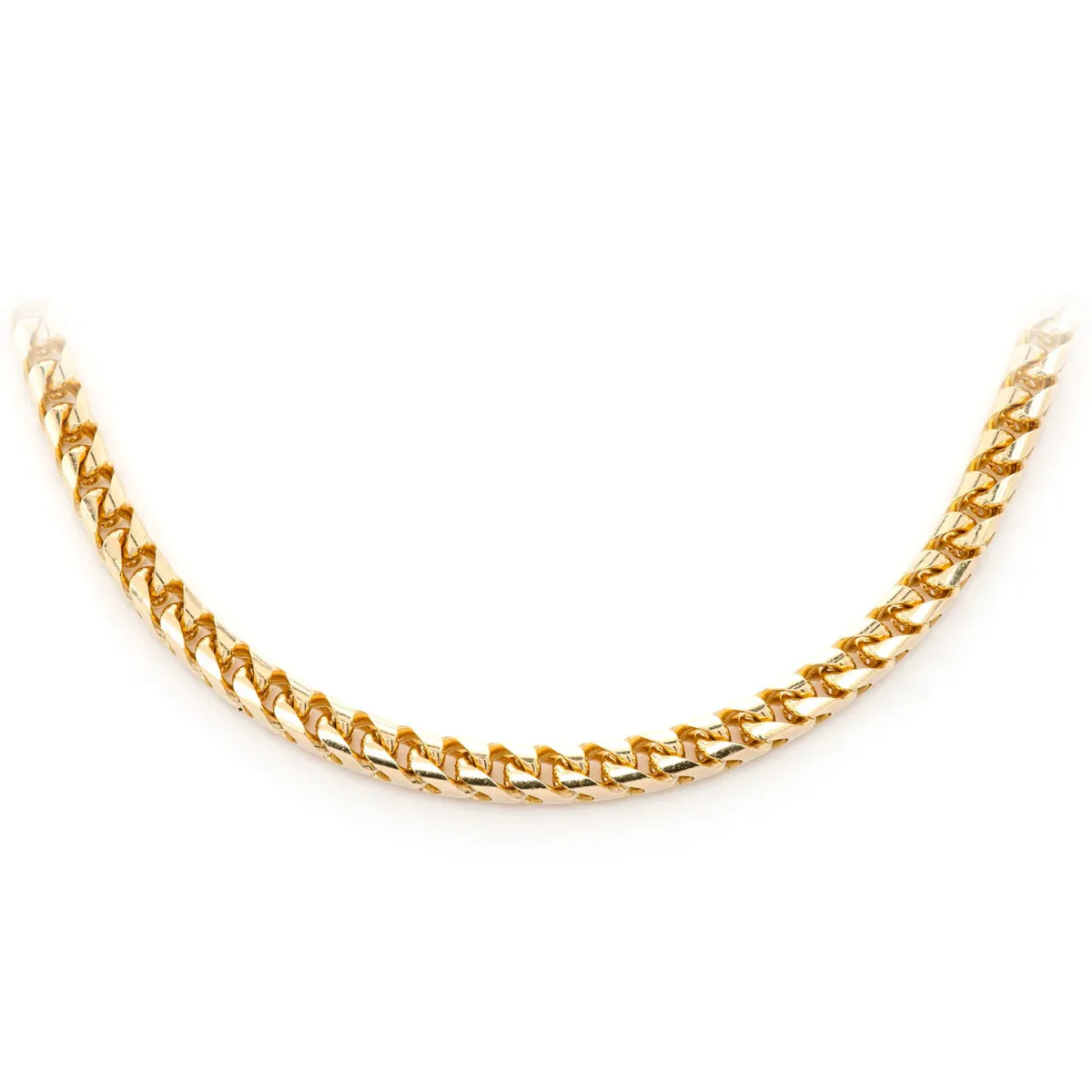 For Him Franco Gold Chain in 4mm / Yellow Gold / 20" – Chain