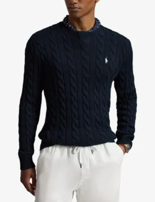 POLO RALPH LAUREN Crew Neck Cotton Knit Jumper detail 3