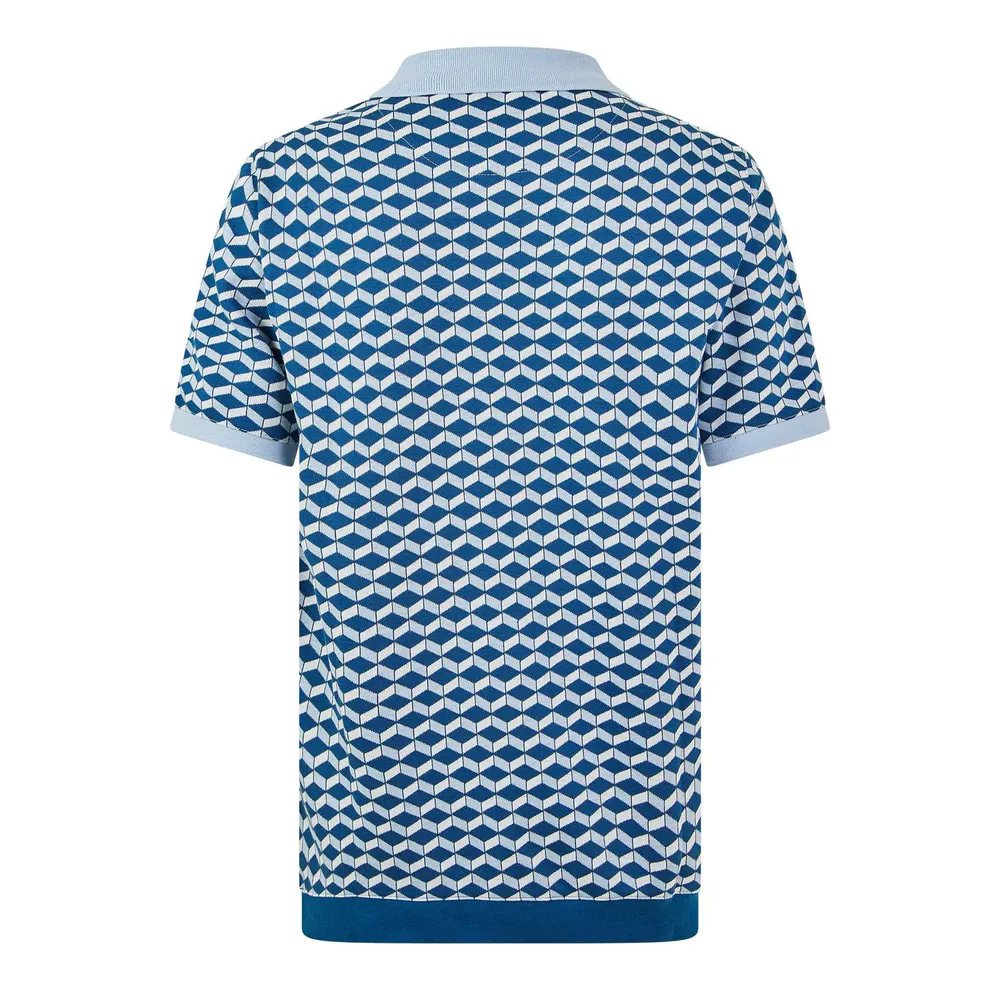 Ted Baker Men's Print Short Sleeve Polo Shirt detail 2