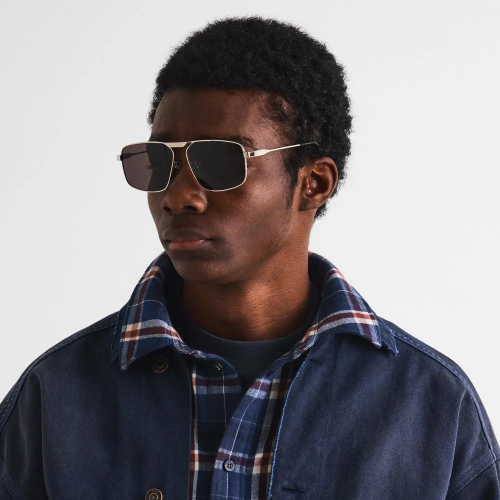 Balenciaga Balenciaga Mens BB0298SA Aviator Sunglasses detail 3