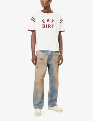 DUKE & DEXTER DR4 Trackside Washed Denim Jeans detail 2
