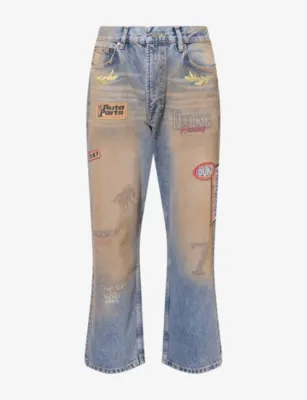 DUKE & DEXTER DR4 Trackside Washed Denim Jeans