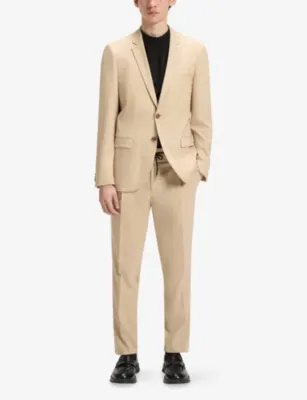 HUGO Stand-Collar Slim-Fit Cotton-Jersey T-Shirt detail 2