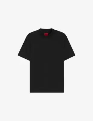 HUGO Stand-Collar Slim-Fit Cotton-Jersey T-Shirt