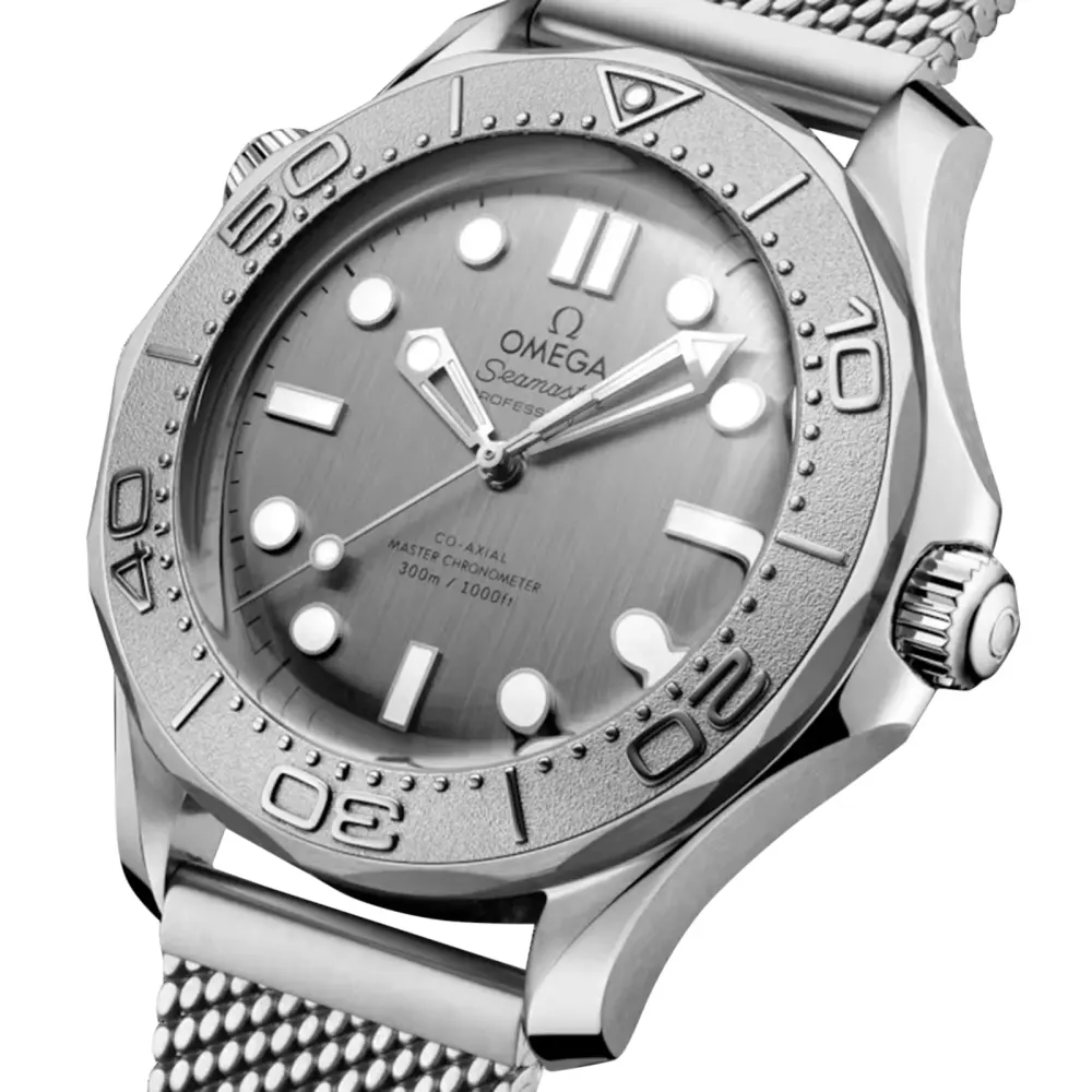 Omega Seamaster Diver 300M Grey Dial 42mm Automatic Mens Watch detail 3