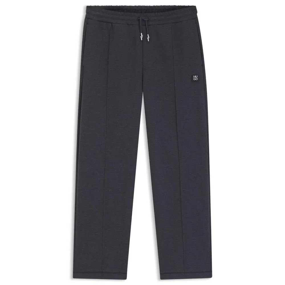 Hugo Men's Dineto Red Closed Hem Fleece Joggers