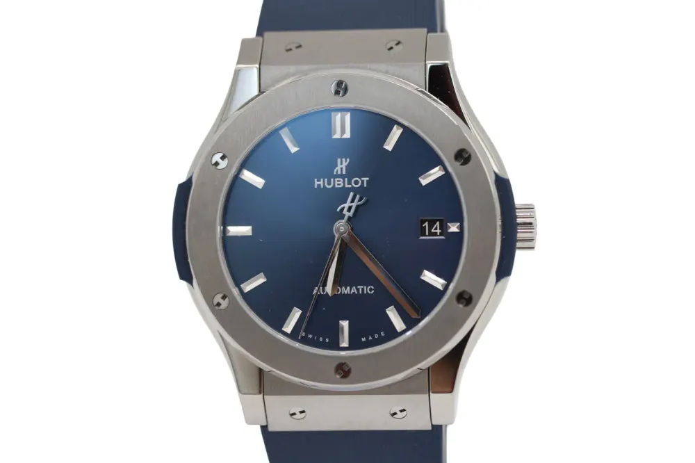 Hublot Classic Fusion 511.NX.7170.RX — 2025 — Good in Blue Baton – Pre-owned watches
