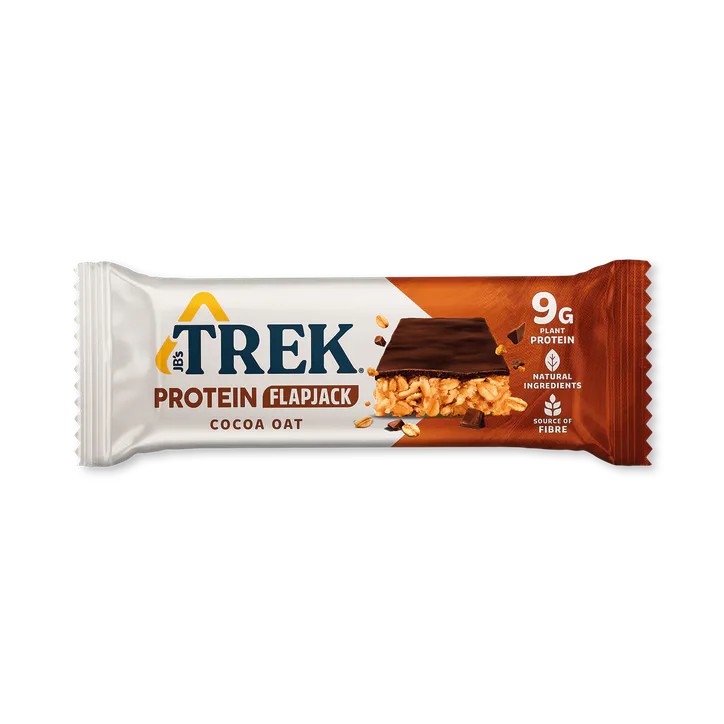 TREK Cocoa Oat Protein Flapjack 50g