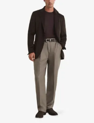 REISS Gilet Insert Single-Breasted Woven Blazer detail 2
