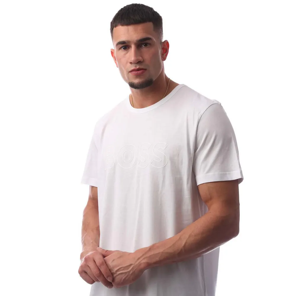 Boss Men's Teebo Regular Fit T-Shirt detail 3