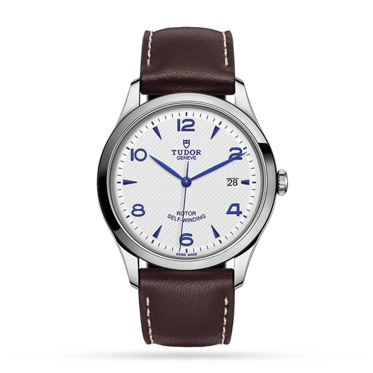 Tudor 1926 41mm Stainless Steel and Brown Calfskin Leather Strap