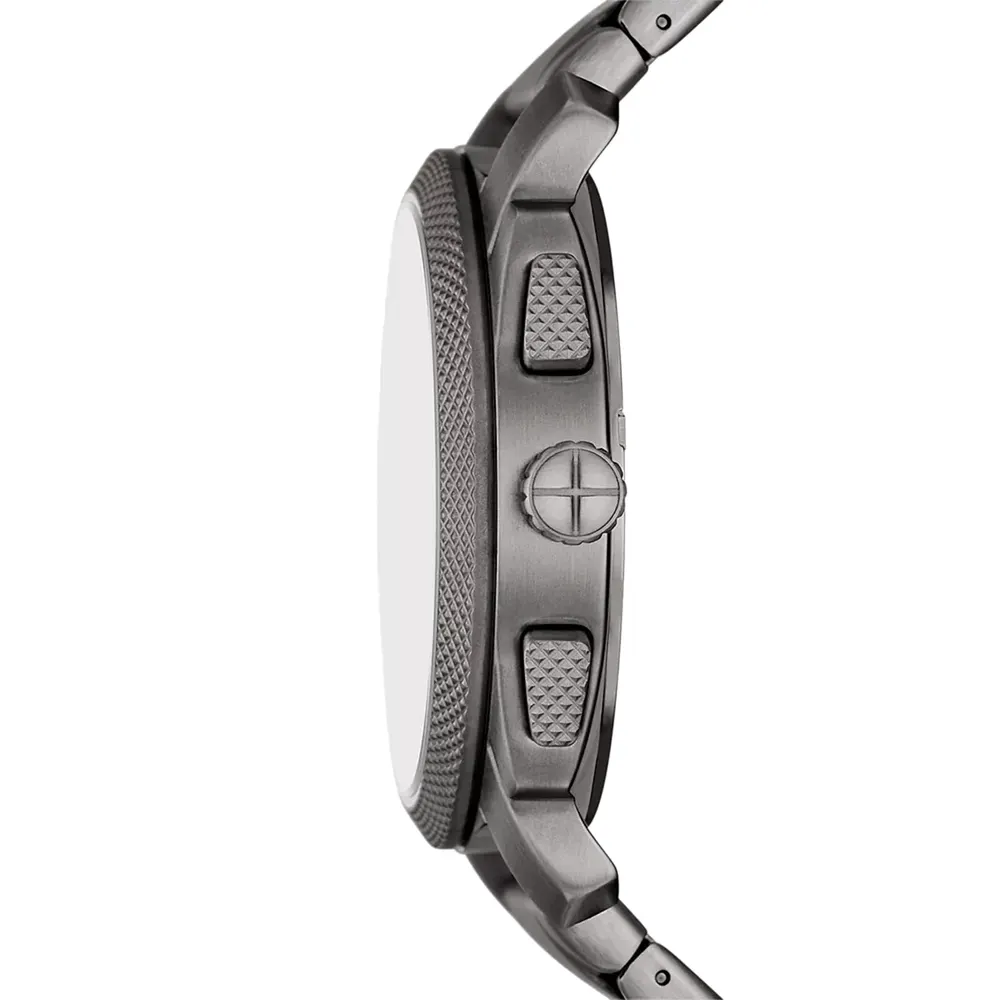 Fossil Machine Stainless Steel Grey Chronograph Mens Watch in Grey, additional product view 3