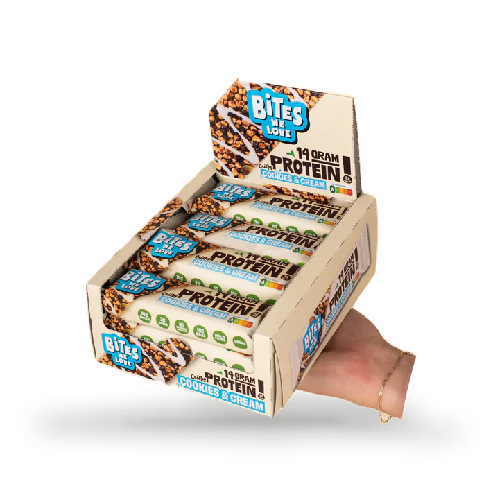BitesWeLove Protein Bar Cookies & Cream 12*50g