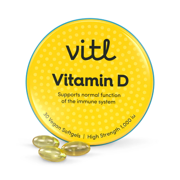 Vitl Vitamin D3 Pocket Pack 30 Softgels