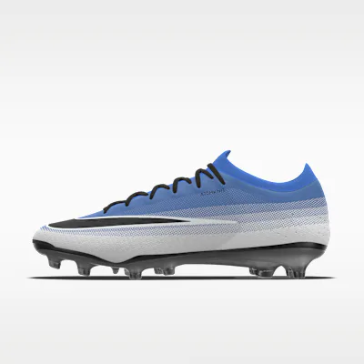 Nike Mercurial Vapor 17 Elite By You Custom Artificial-Grass Low-Top Football Boots - Light Photo Blue/White