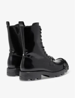 DIESEL D-Hammer BT D toe-guard leather boots - EUR 41 / 7 UK MEN in T8013, additional product view 3
