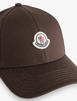MONCLER Gabardine Cotton Baseball Cap detail 2