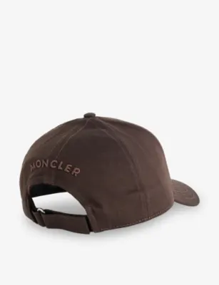 MONCLER Gabardine Cotton Baseball Cap detail 3