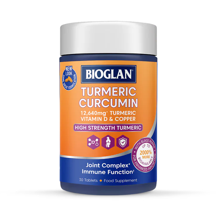 Bioglan Active Curcumin High Strength Turmeric 30 Tablets