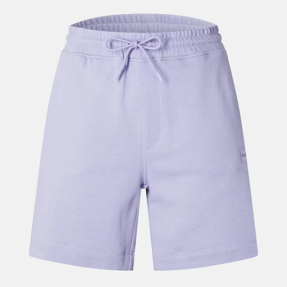 Boss Mens BOSS ORANGE Mid-Length Elasticated Drawstring Fleece Shorts