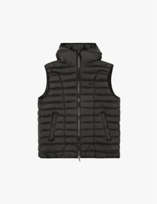 DIESEL W-Temple quilted shell gilet in 9XX – Mens | Coats & jackets | Lightweight