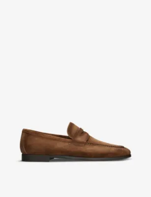 MAGNANNI Diezma suede penny loafers - EUR 44.5 / 10.5 UK MEN in Brown – Mens | Loafers