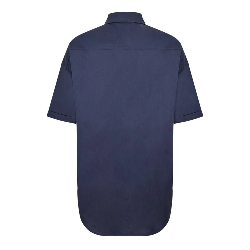 Balmain Men's Short Sleeve Plain Shirt detail 2