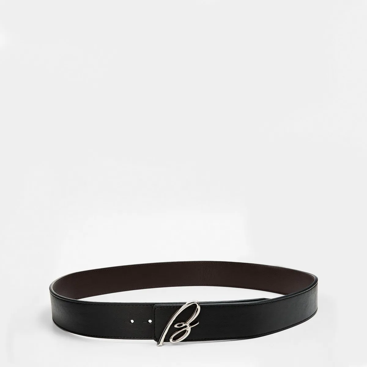 Brioni Men's Leather Belt in Black/Coffee – Accessories