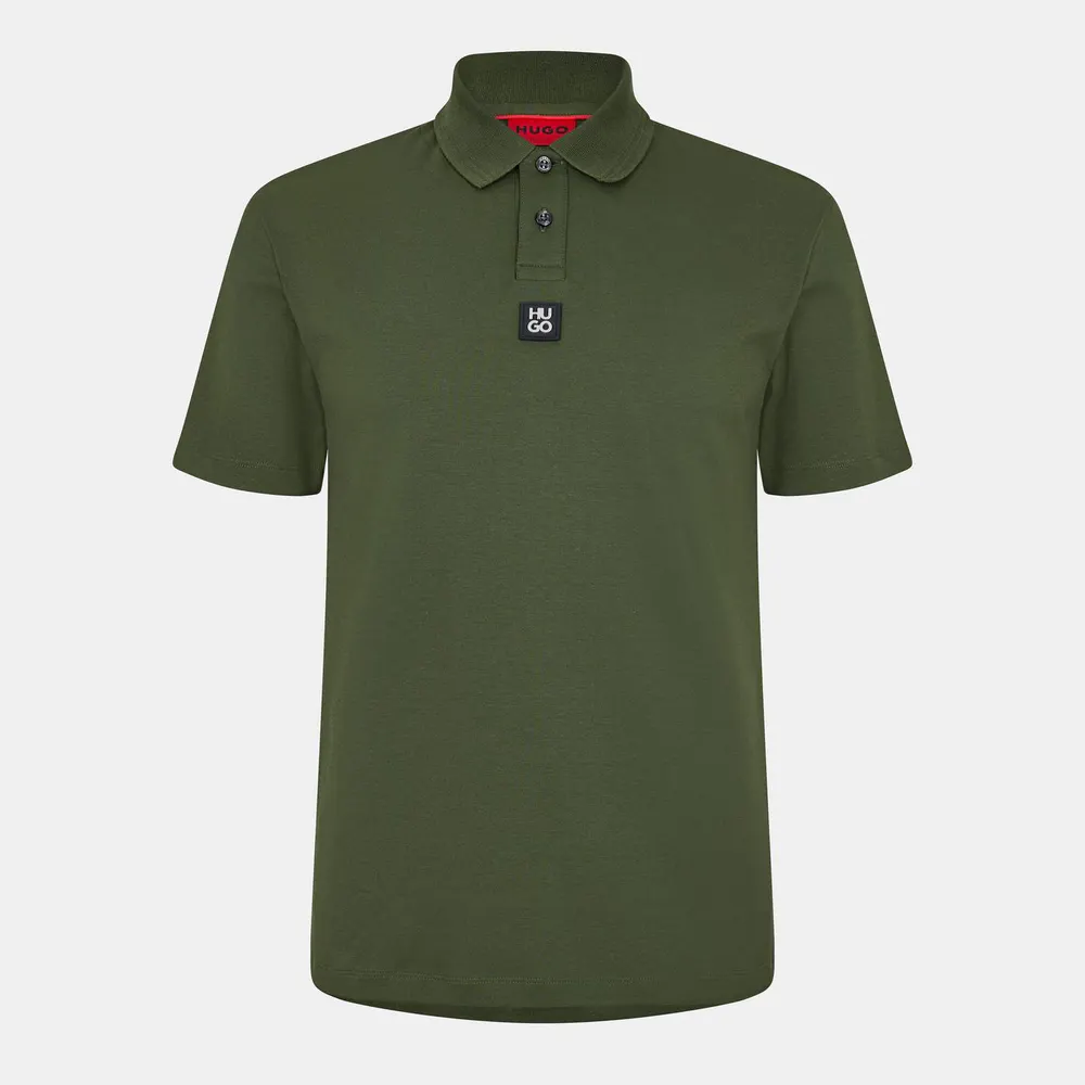 Hugo Mens HUGO Deabono Short Sleeve Polo Shirt with Logo Detail