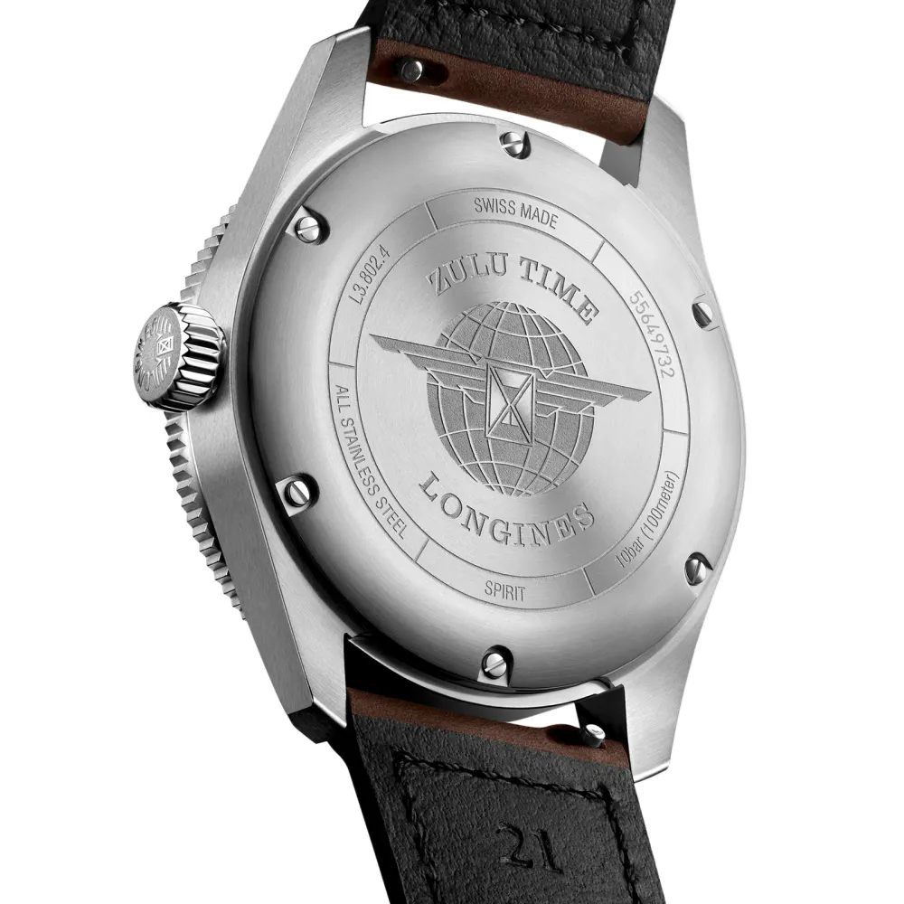 Longines Spirit Avigation 39mm Mens Watch Black in Black, additional product view 3