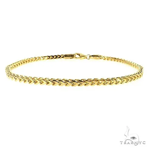 JALGAS - SKYLINE JEWELRY 14K Yellow Gold Solid Franco Bracelet 8 Inches 2.6mm 67960 in Yellow – Bracelet