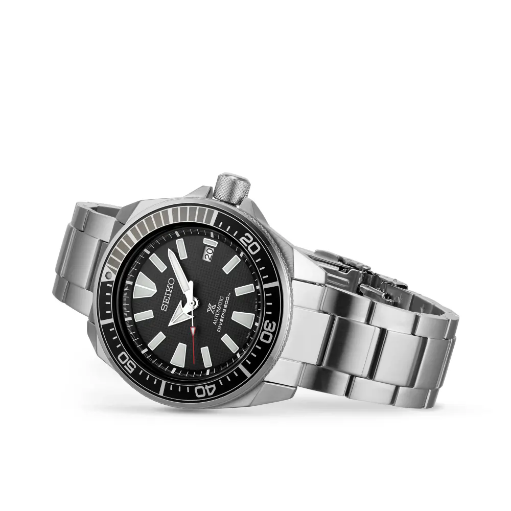 Seiko Prospex Diver's 'Samurai' 43.8mm Mens Watch in Black, additional product view 2