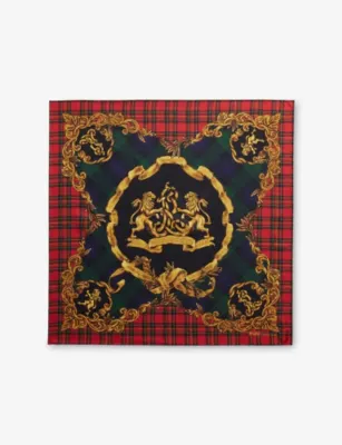 POLO RALPH LAUREN Crest Silk-Twill Scarf
