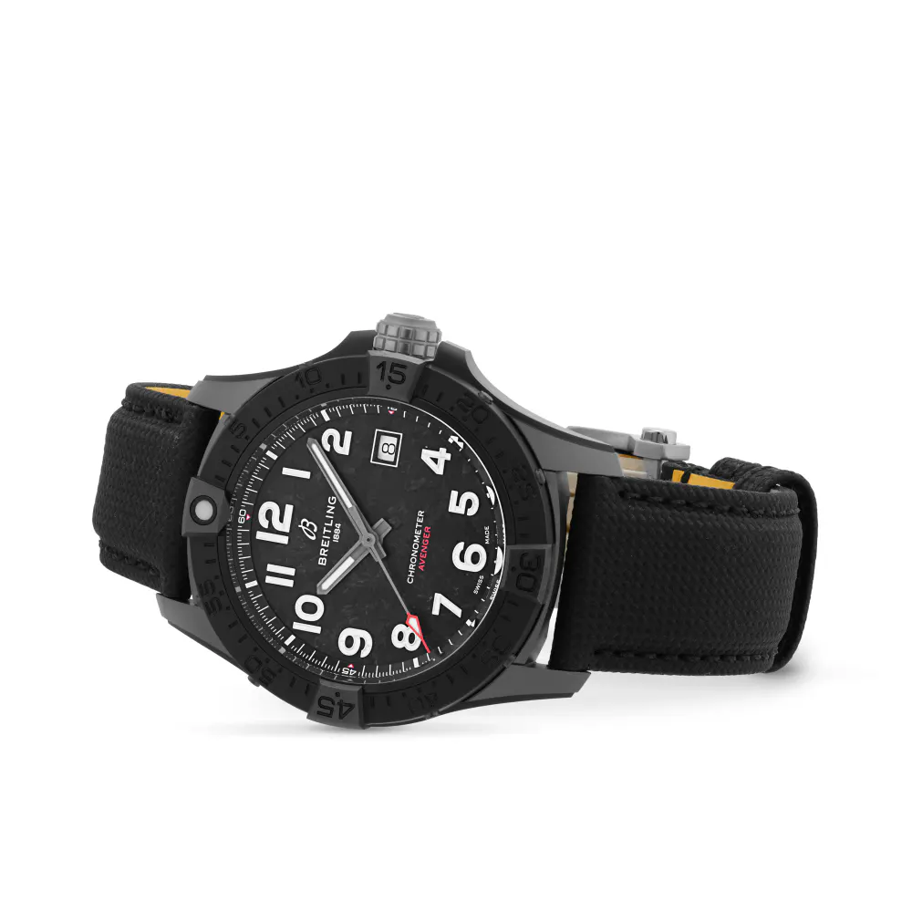 Breitling Avenger Automatic Night Mission 42mm Mens Watch Black detail 3