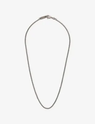 CLOCKS AND COLOURS Cable Chain Stainless-Steel Necklace