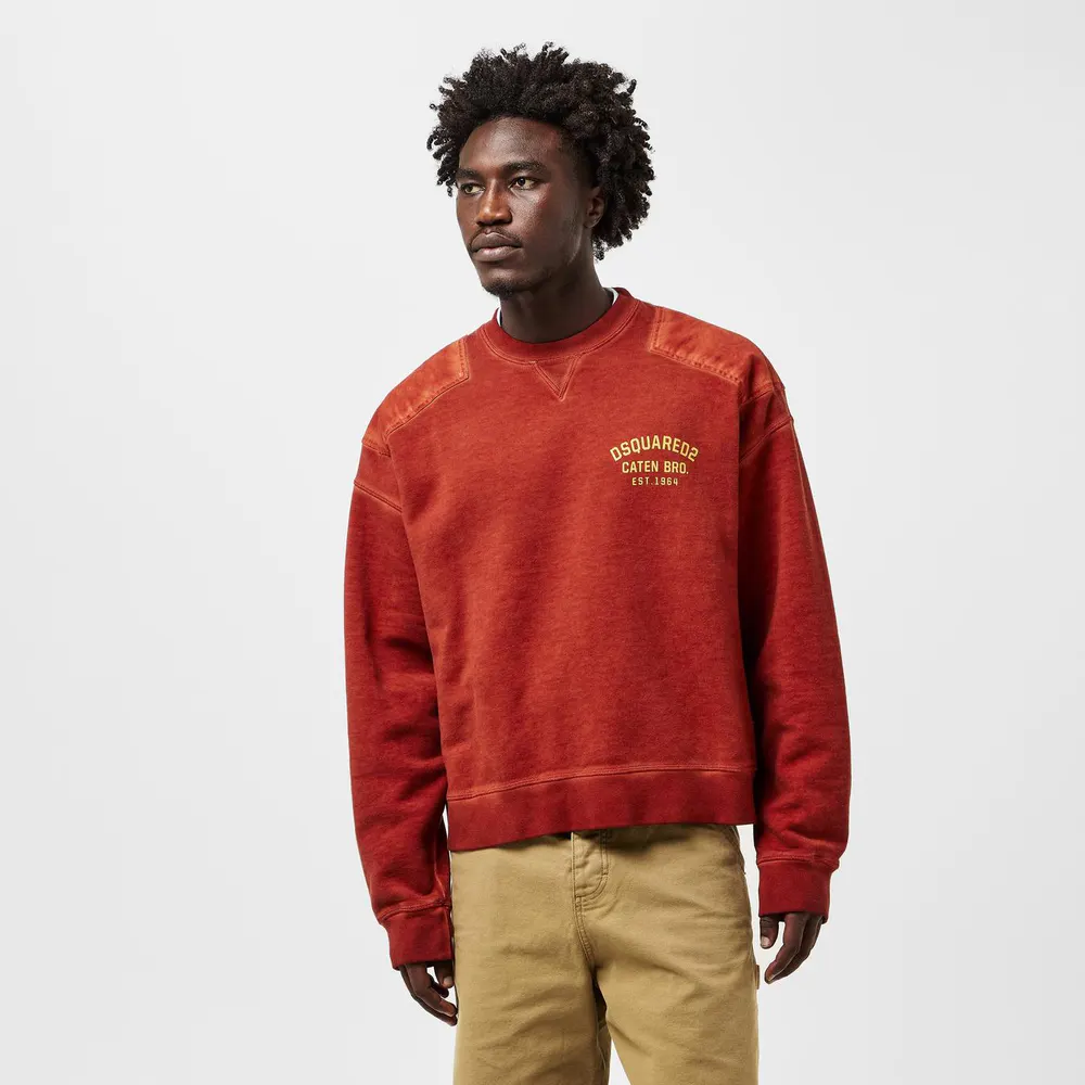 DSquared2 Men's Crew-Neck Crew Sweatshirt detail 3