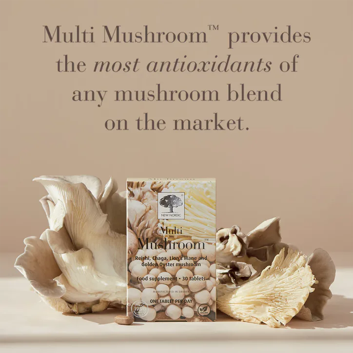 New Nordic Multi Mushrooms 30 Tablets detail 3