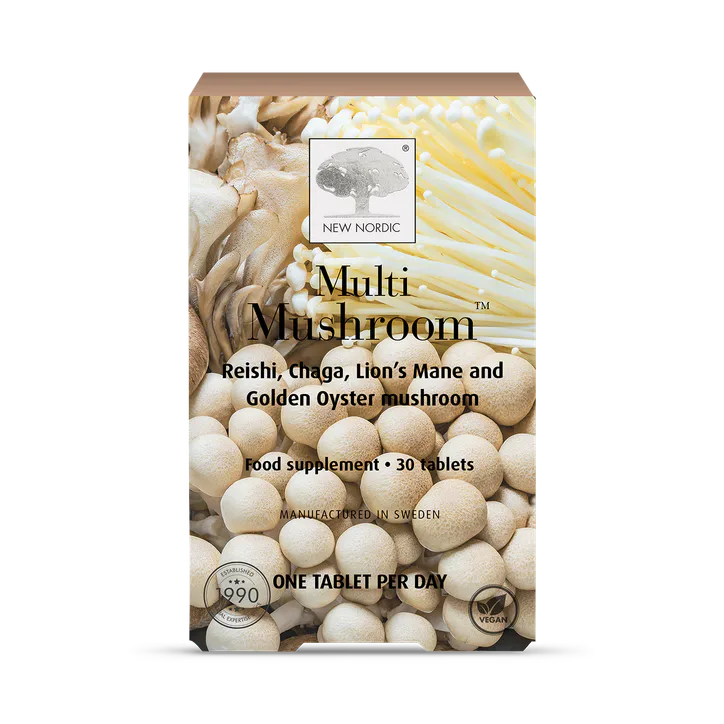 New Nordic Multi Mushrooms 30 Tablets