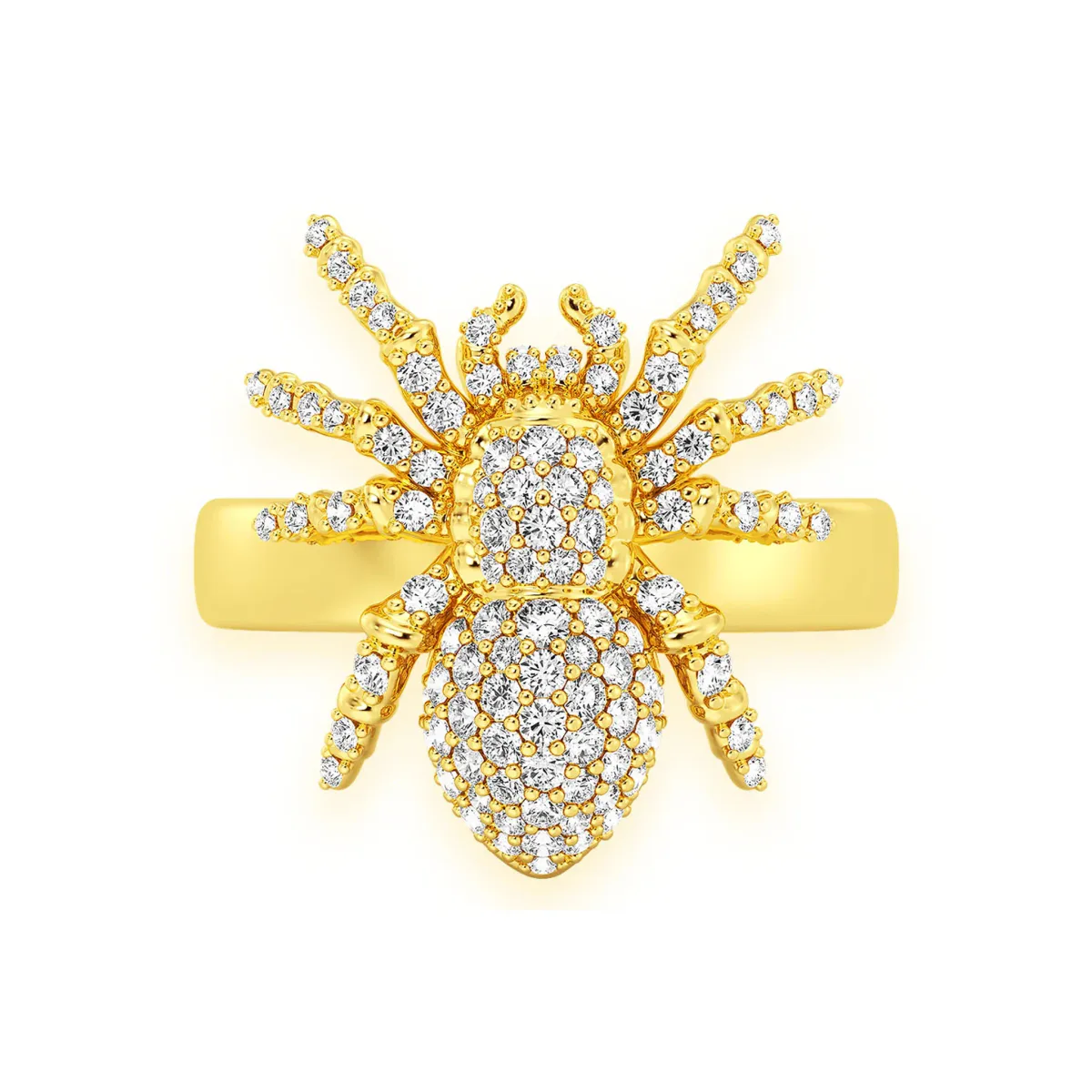 For Him Spider Diamond Ring in Rose Gold / Lab Grown Diamond – Ring