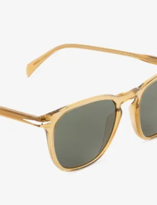 EYEWEAR BY DAVID BECKHAM DB 1160/S Rectangle-Frame Acetate Sunglasses detail 2