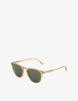 EYEWEAR BY DAVID BECKHAM DB 1160/S Rectangle-Frame Acetate Sunglasses detail 3
