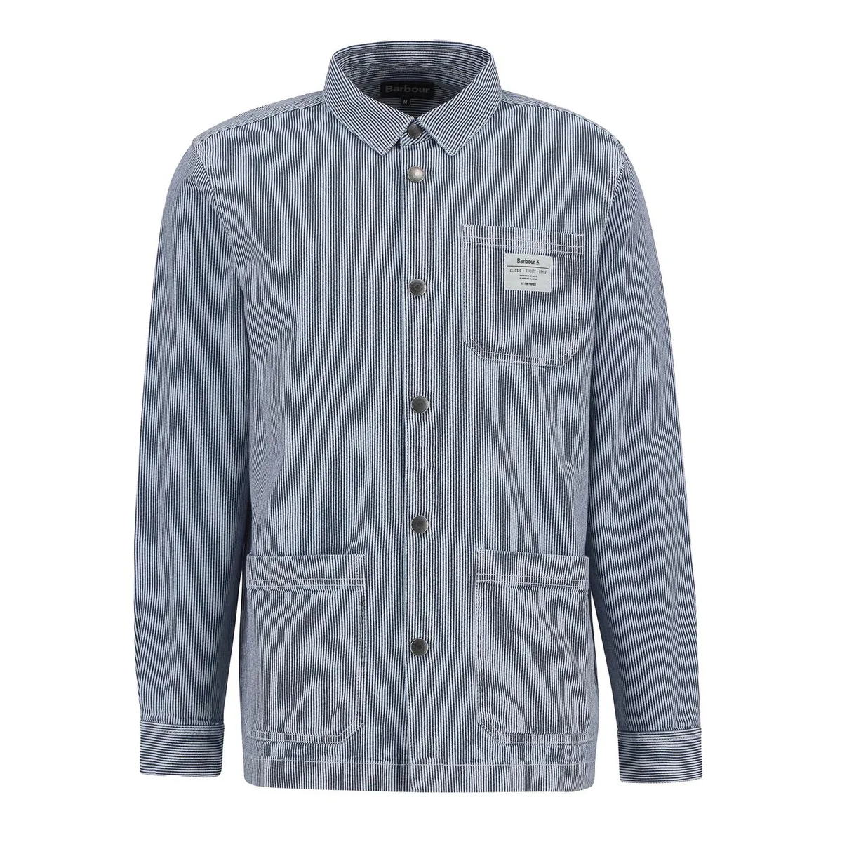 Barbour Men's Tindale Striped Long Sleeve Overshirt