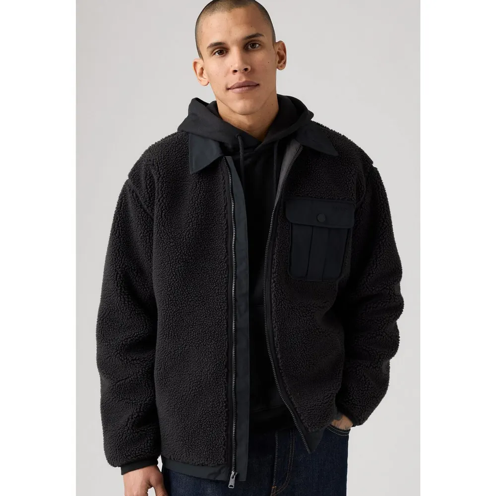 Levis Men's Full-Zip Insulated Sherpa Jacket detail 3