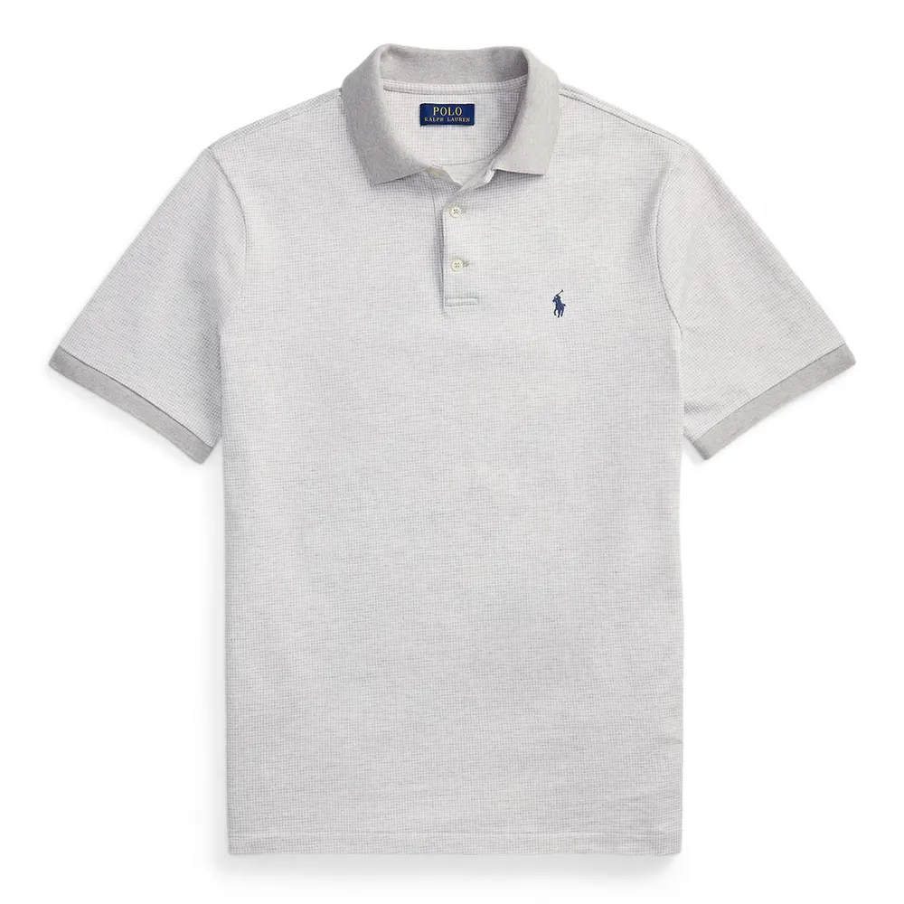 Polo Ralph Lauren Men's Ribbed Collar Short Sleeve Shirt