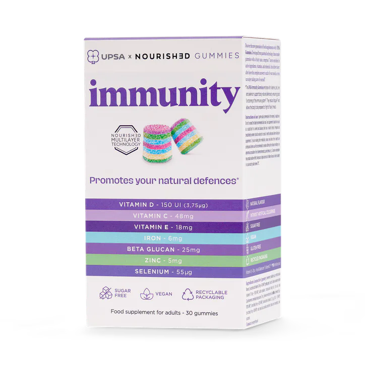 UPSA X Nourished 7 in 1 Immunity 30 Gummies, additional product view 2