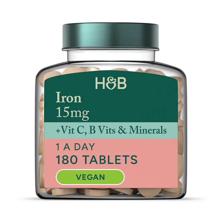 For Him Iron + B Vits, Vit C & Minerals 15mg 180 Tablets