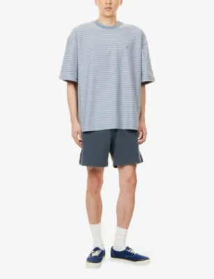 CARHARTT WIP Logo-Patch Cotton Sweatshirt Shorts detail 2