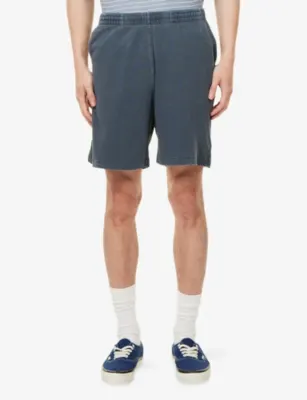 CARHARTT WIP Logo-Patch Cotton Sweatshirt Shorts detail 3